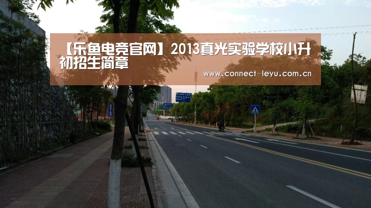 【乐鱼电竞官网】2013真光实验学校小升初招生简章(图4) 乐鱼电竞